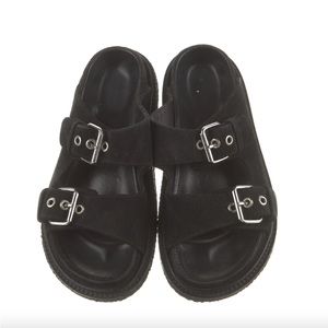 ISABEL MARANT suede slides